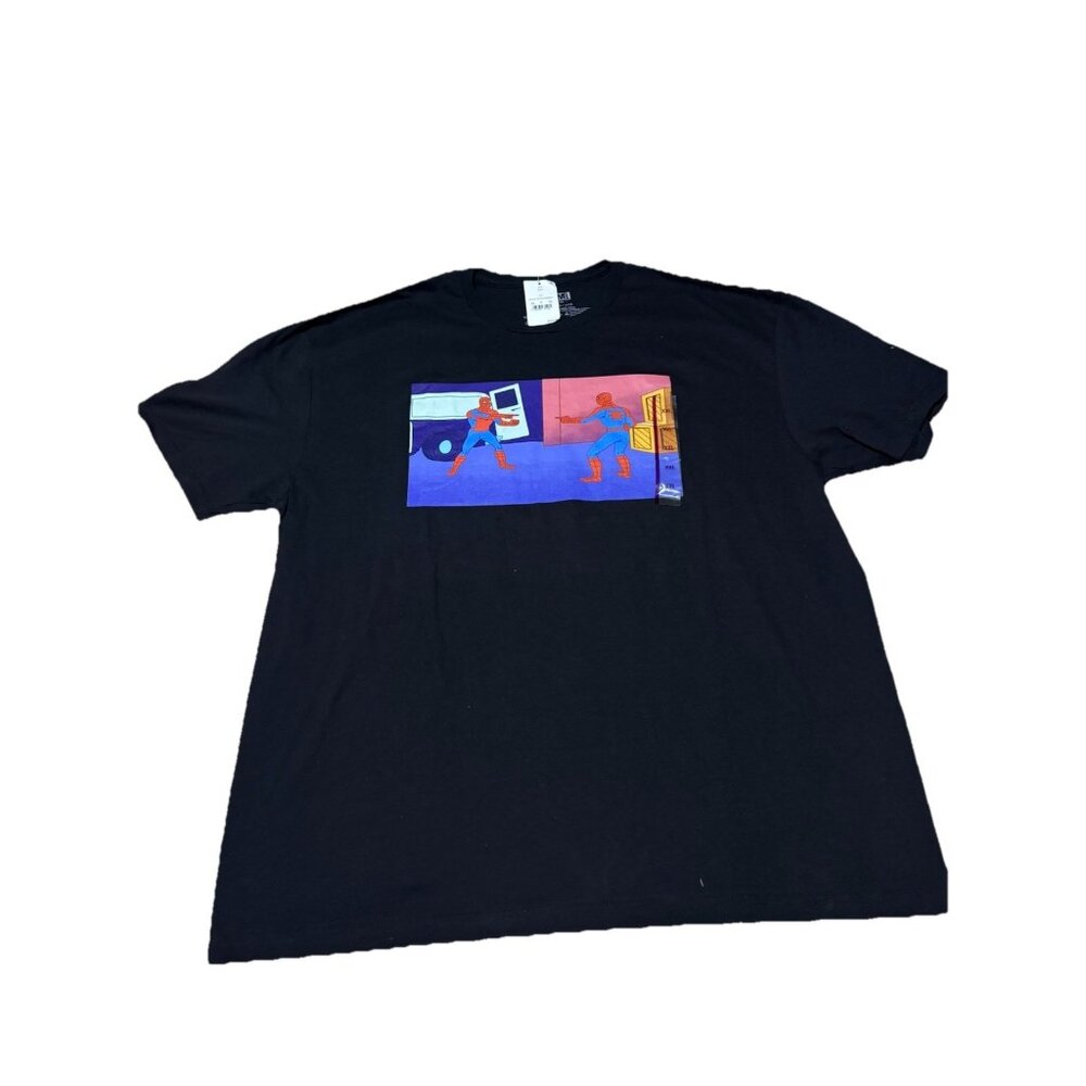 Spider-man New Adult T-Shirt - Spidey Pointing at Himself Meme